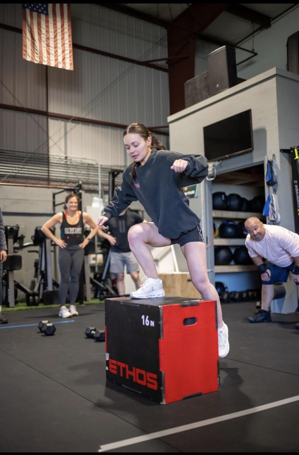 Woman training at CrossFit Reckoning